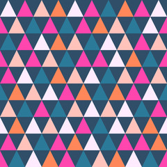 Abstract color pattern of geometric shapes.