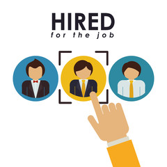 hired for the job design 