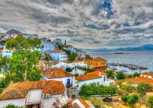 At Hydra island in Greece