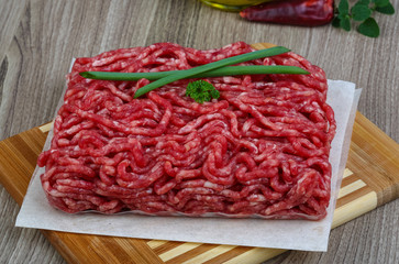 Minced beef meat