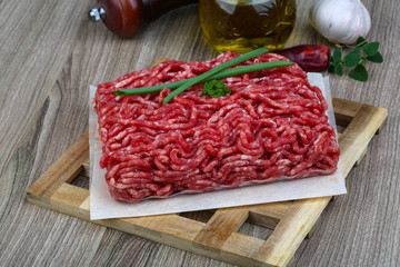 Minced beef meat