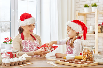 cooking Christmas biscuits