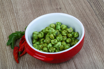 Wasabi peas