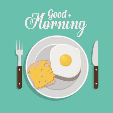 Good Morning Breakfast Design 