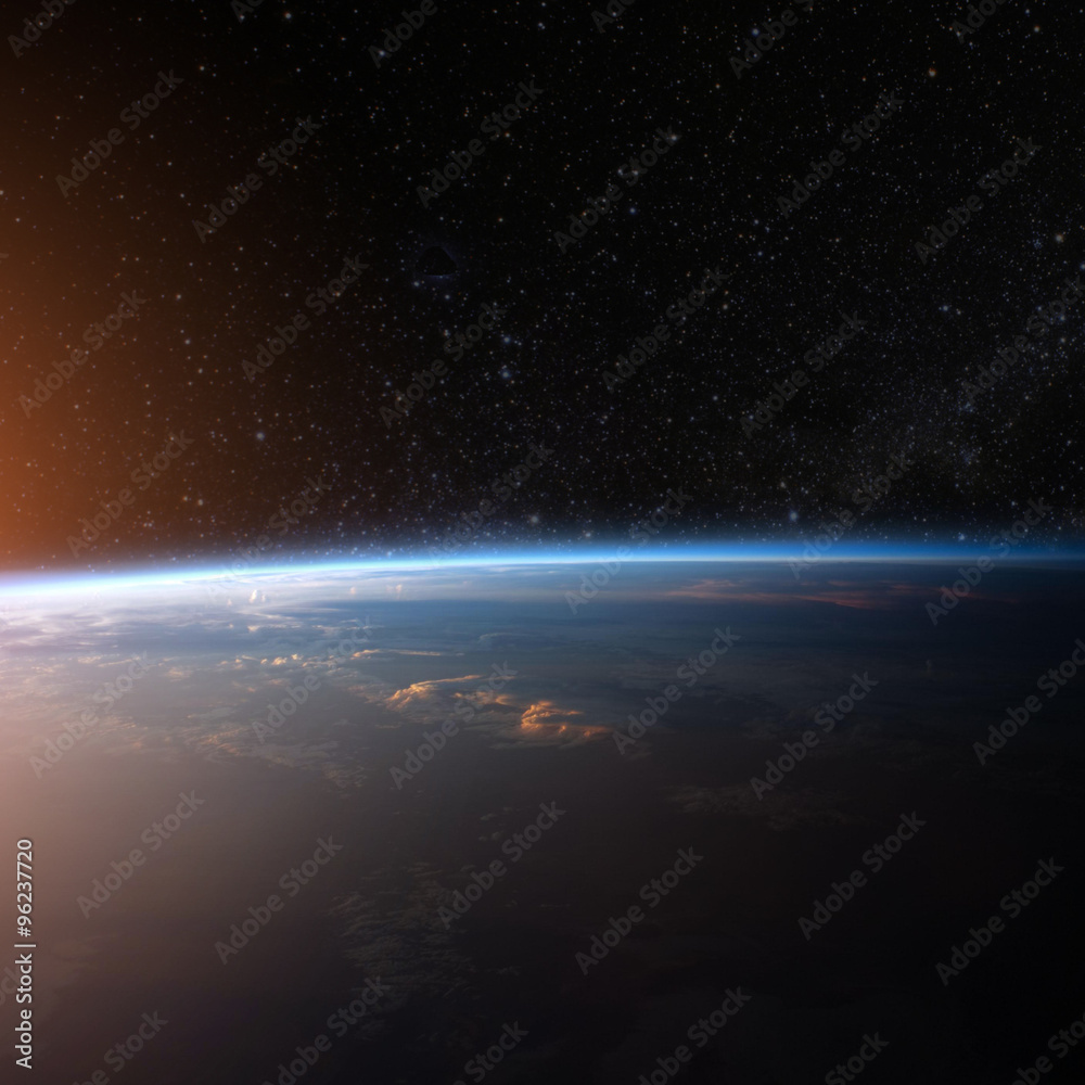 Wall mural planet earth from the space. some elements of this image furnish