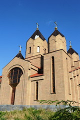 The Church is under construction in Novorossiysk.