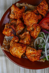 Chicken skewers