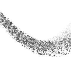 Obraz premium Star way. Black and White Pattern. Design Template. 