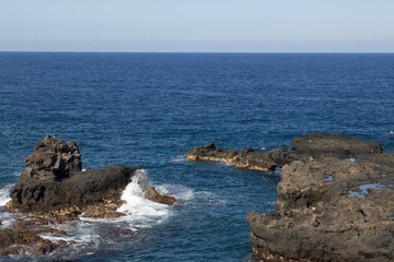 Fototapeta na wymiar Sea Cliff in Los Cancajos (La Palma, Canary Islands)