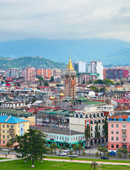 Top view of Batumi, Georgia