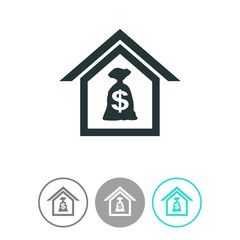 Mortgage vector icon.
