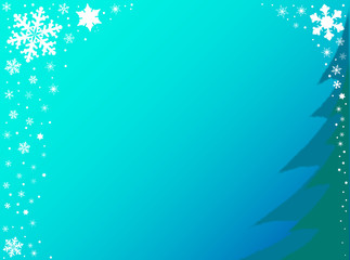 Blue Christmas Background