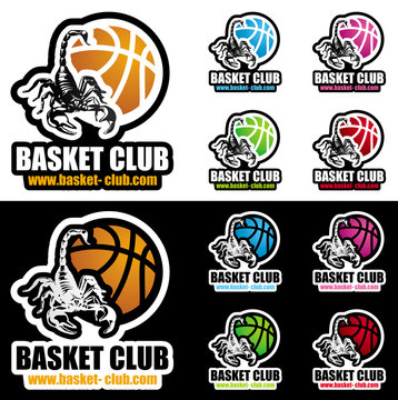 logo basket scorpion