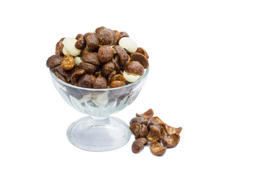 Morning Breakfast With  Chocolate Corn Flakes