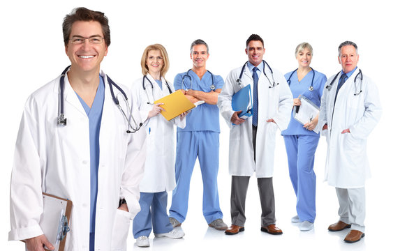 Group of medical doctors .