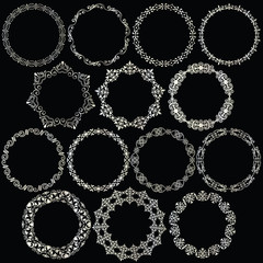 silver circle frames