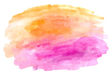 Abstract watercolor vector hand paint on white background - 96244390