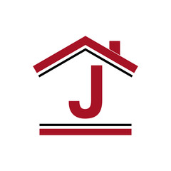 letter house real estate logo