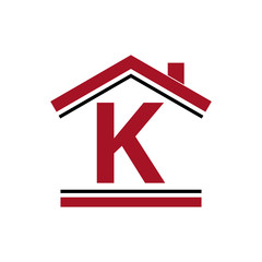 letter house real estate logo