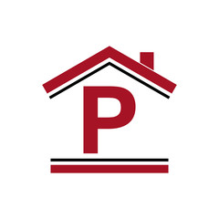 letter house real estate logo