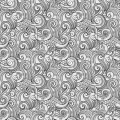 Fototapeta premium Seamless Pattern for coloring book.
