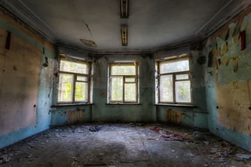 Obraz premium old abandoned building