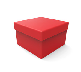 Red box, square shape