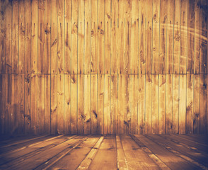 wooden interior, retro filtered, instagram style