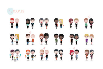Fototapeta premium 18 Couples