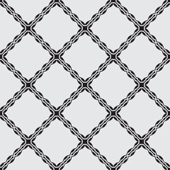 Fototapeta premium Black seamless pattern