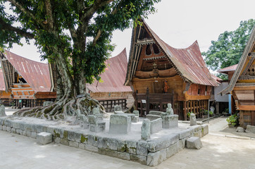Stone chairs used for judgement and executions in Samosir - Sumatra, Indonesia © lenisecalleja