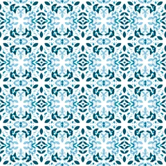 Fotobehang Snowflakes seamless pattern © Klepsidra
