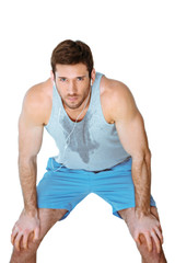 Obraz premium Sporty concept for young athlete