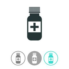 Pills vector icon. Medicine sign. Drugs icon.