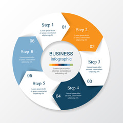 Vector infographic template