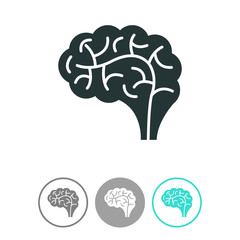 Brain vector icon.