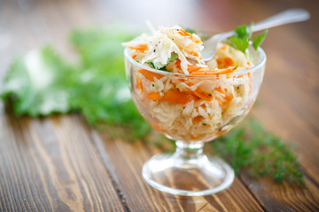 Sauerkraut with carrots and spices