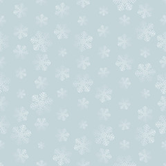 Snowflake Seamless Pattern
