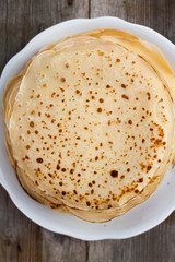 pancakes - top view