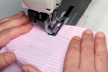 sewing machine with hands