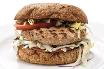 Pork burger