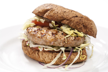 Pork burger