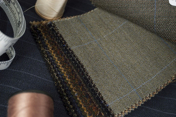 Tailoring fabric swatches