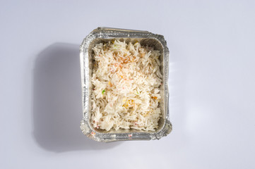 Take away curry container