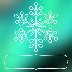 Snowflake frame