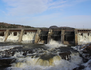 Clark Falls Dam in Milton, Vt