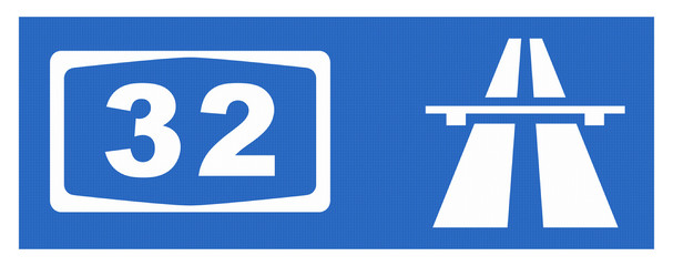 A32-Symbol mit Reflektierung