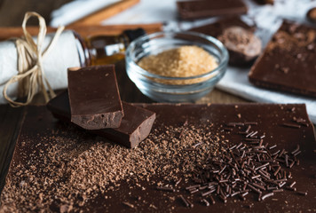 Ingredients for dessert preparation