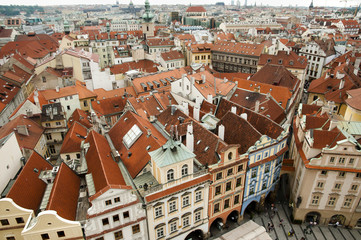 Naklejka na ściany i meble Old Town Square - Prague - Czech Republic