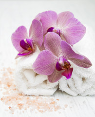 Sea salt and orchids